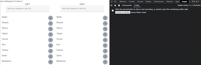 Profiler tab profiler tab